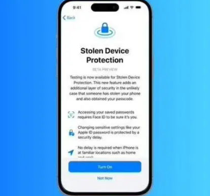 商洛苹果授权维修店分享被盗设备保护功能开启方法 
