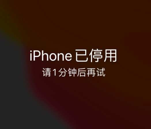 商洛苹果手机维修分享:iPhone 显示“不可用”或“已停用”怎么办？还能保留数据吗？ 