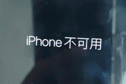 商洛苹果服务网点分享锁屏界面显示“iPhone 不可用”如何解决 