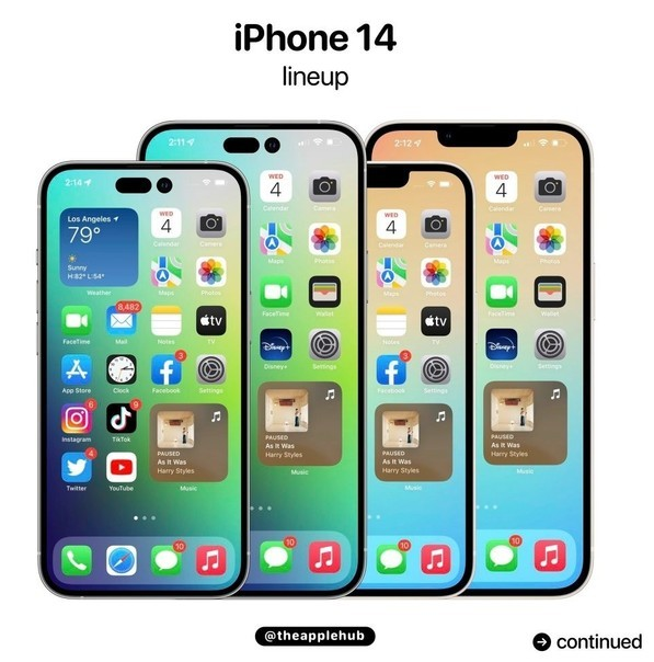 商洛苹果14维修分享iPhone 14全家福 